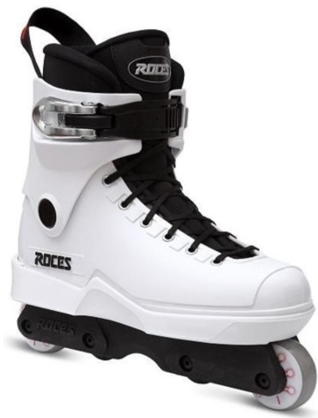 White aggressive inline skate Roces M12 LO